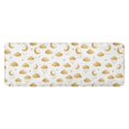 thumbnail image 1 of White Golden Cloud Moon Pattern Kitchen Rug Mat,Kitchen Runner Rugs Non Skid Washable,Decorative Kitchen Floor Mats for Kitchen,Sink,Laundry,17"x47.2", 1 of 7