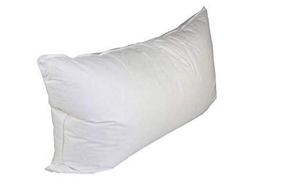White Goose Down Pillow - 100% Cotton Cover Pillows 75% Feather & 25% Down 550 Fill Power