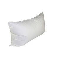 White Goose Down Pillow - 100% Cotton Cover Pillows 75% Feather & 25% Down 550 Fill Power