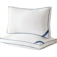 White Goose Feather and Down Pillows King Size Set of 2,Luxury Hotel