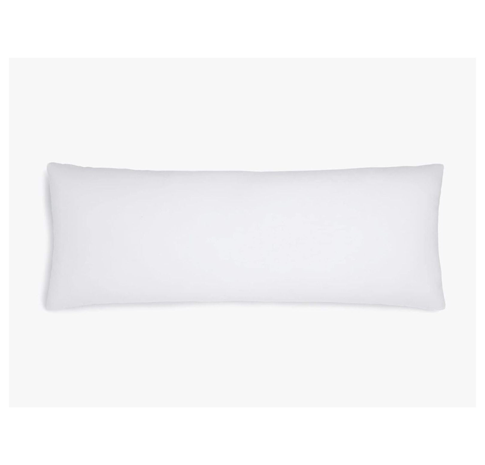 White Goose Down and Feather Body Pillow - 20" x 54"
