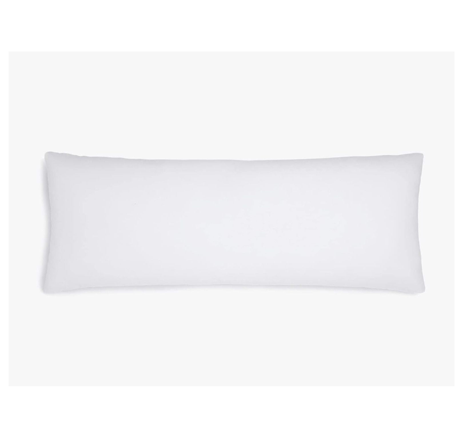 White Goose Down and Feather Body Pillow - 20" x 54"