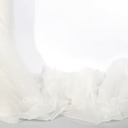 White Gossamer Wedding Decorating Fabric, 59 Inches X 50 Yards