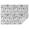 thumbnail image 1 of White Gothic Hand Butterfly Pattern Rectangle Tablecloth 60"x84",Waterproof Polyester Rectangle Table Cloth, Wipeable Spillproof Polyester Tablecloth for Dining, Camping, Indoor and Outdoor, 1 of 5
