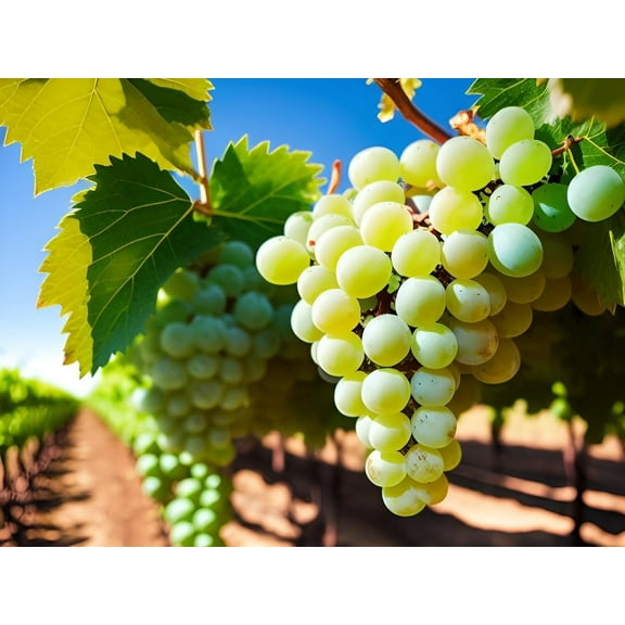 White Grape Vine Plant for Growing- 1 Year Seedling of Niagra White Grape - Ready to Plant (1 Seedling)