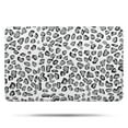 thumbnail image 1 of White and Gray Of Leopard Print Bathroom Rugs Mat,Non Slip Microfiber Bathroom Rug,Rubber Backing,Soft Bathroom Mats for Bathroom Floor,Tub and Shower,17x27in(43x68cm), 1 of 5