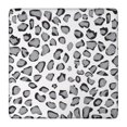thumbnail image 1 of White and Gray Of Leopard Print Square Fitted Tablecloth with Elastic Edge,Square Table Cover,Washable Elastic Table Cover for Home Kitchen Party Decor 36"x36", 1 of 6