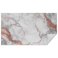 thumbnail image 1 of White Gray Rose Gold Marble Pattern Rectangle Tablecloth 60"x102",Waterproof Polyester Rectangle Table Cloth, Wipeable Spillproof Polyester Tablecloth for Dining, Camping, Indoor and Outdoor, 1 of 6
