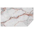 thumbnail image 1 of White Gray Rose Gold Marble Pattern Rectangle Tablecloth 60"x102",Waterproof Polyester Rectangle Table Cloth, Wipeable Spillproof Polyester Tablecloth for Dining, Camping, Indoor and Outdoor, 1 of 6