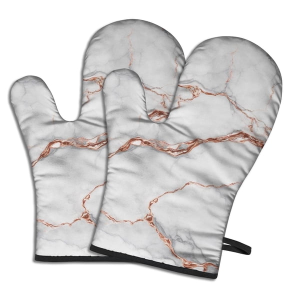 White Gray Rose Gold Marble Pattern Shower Curtain OneSize ,Bathroom Decorative Shower Curtains Set with 12 Hooks,Modern Waterproof Washable Shower Curtain