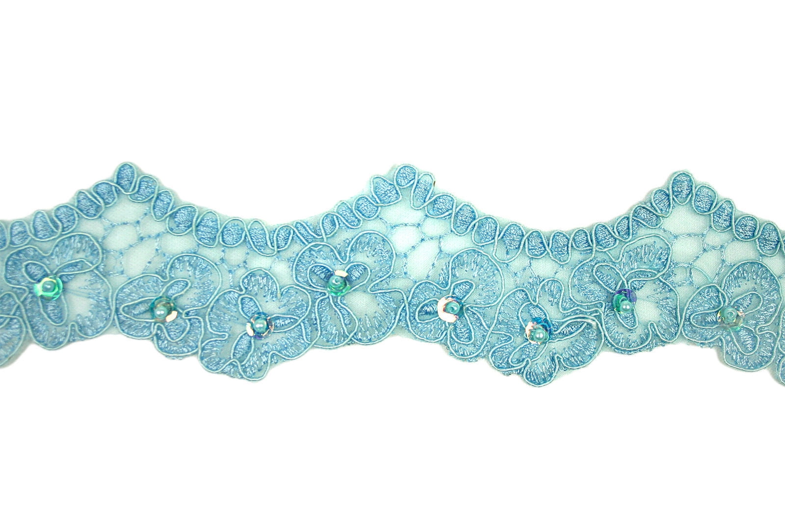 Royal Gold - Vintage Design Beaded Embroidered Trim Per Yard - Foto 10