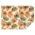 thumbnail image 1 of White Green Stem Sunflower Pattern Rectangle Tablecloth 60"x84",Waterproof Polyester Rectangle Table Cloth, Wipeable Spillproof Polyester Tablecloth for Dining, Camping, Indoor and Outdoor, 1 of 5