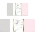 thumbnail image 1 of White Grey Marble Pink Kitchen Rugs and Mats Set of 2 Modern Cushioned Anti Fatigue Kitchen Rugs Set Non-Skid Washable Kitchen Floor Mats Runner Rug for Kitchen Sink Laundry (Pink), 1 of 6