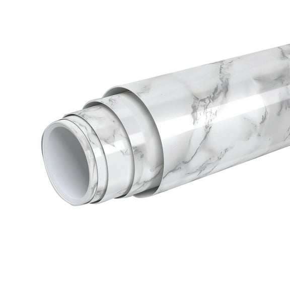White Grey Marble Wall Sticker Peel Stick Contact Paper Vinyl Countertop Paper