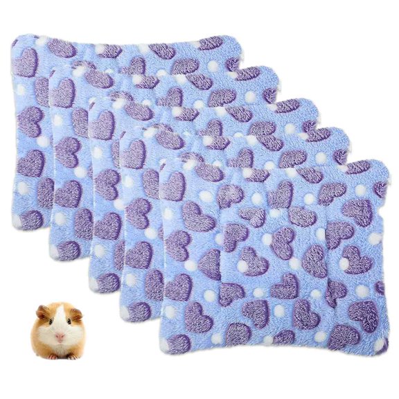 Rewera 5pcs Love Pet pad White/grey hamster Totoro Rabbit Warm Pad Pet pad Hamster sleeping pad
