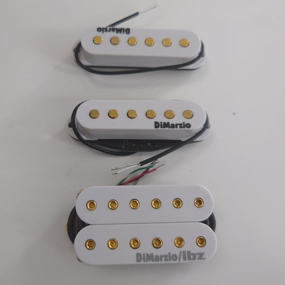 White Guitar Ceramics Pickups Set, for IBZ RG2550 / RG2570 Guitar Parts
