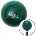 thumbnail image 1 of White Guy Cereal Spitting Green Metal Flake Shift Knob with M16 x 1.5 Insert Auto, 1 of 1