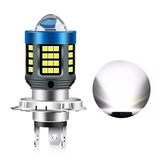 White H4 New Led Motorcycle Headlight H4 Ba20d P15d White And Yellow Dual Color Super Bright Headlight Lens