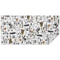 thumbnail image 1 of White Halloween Pumpkin Bat Pattern Rectangle Tablecloth 60"x120",Waterproof Polyester Rectangle Table Cloth, Wipeable Spillproof Polyester Tablecloth for Dining, Camping, Indoor and Outdoor, 1 of 6