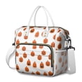 thumbnail image 1 of White Halloween Pumpkins Womens Lunch Box for Work,Insulated Large Lunch Bag for Tween and Teen,Loncheras Para Mujer,Leakproof Adult Lunch Bag for Work,Beach,Travel,Picnic,Camping, 1 of 7