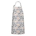 thumbnail image 1 of White Halloween Skull Pumpkin Apron-Garden Aprons for Women with Pockets-Cotton Linen Waterproof Kitchen Cooking Gardening Aprons Adjustable for Kitchen,Cooking,BBQ and Salon 32"x27", 1 of 7