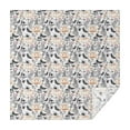 thumbnail image 1 of White Halloween Skull Pumpkin Pattern Square Tablecloth,Waterproof Square Table Cover,Wipeable Spillproof Washable Table Cover for Home Kitchen Party Decor 52"x52"(132x132cm), 1 of 6