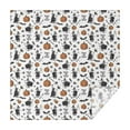thumbnail image 1 of White Halloween Witch Pumpkin Pattern Square Tablecloth,Waterproof Square Table Cover,Wipeable Spillproof Washable Table Cover for Home Kitchen Party Decor 60"x60"(152x152cm), 1 of 6