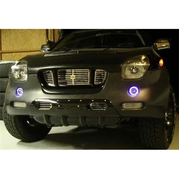 White Halo LED Fog Lamps Driving Light Kit for 1997-2001 Isuzu Vehicross vehi