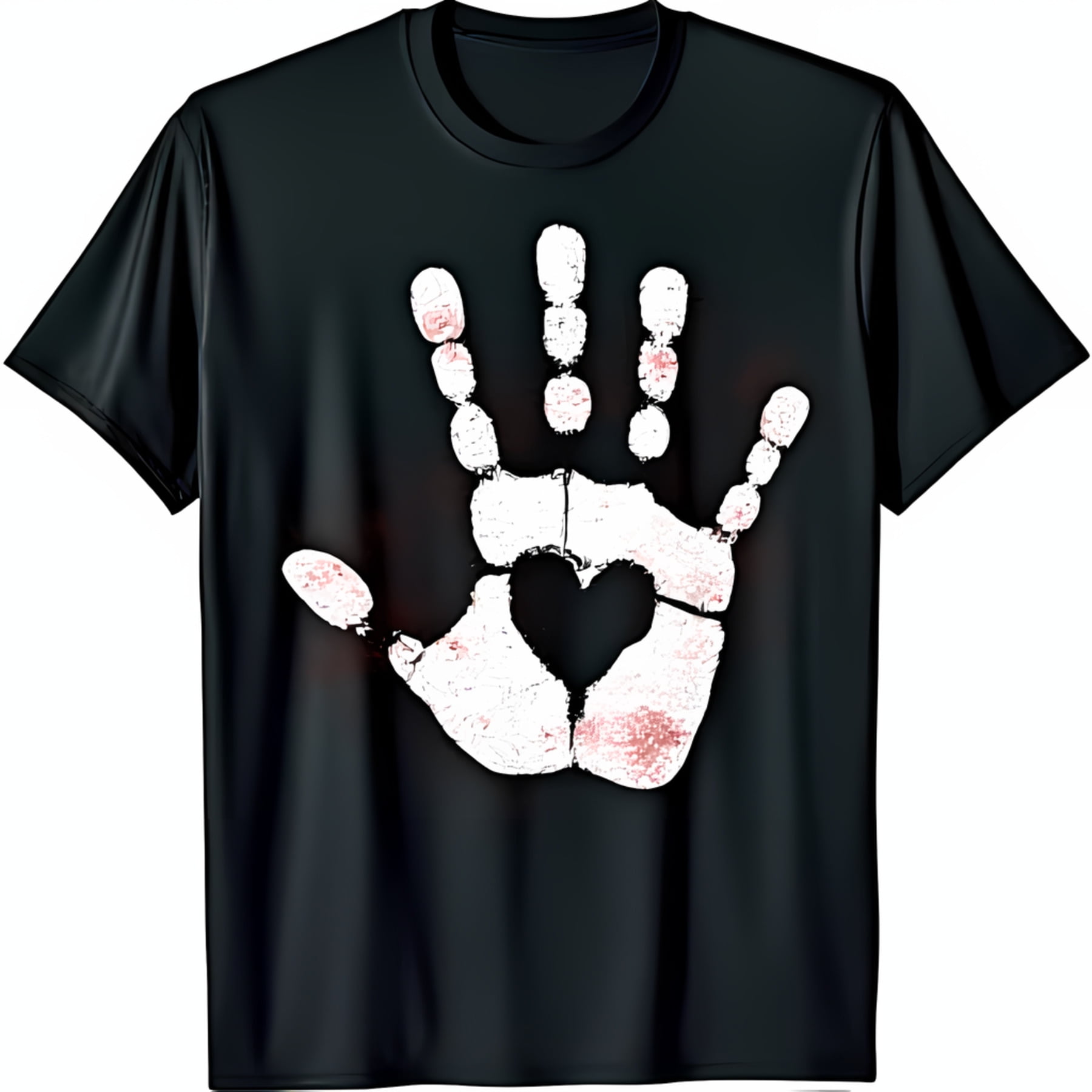 Multi Logo Black Heart Tee