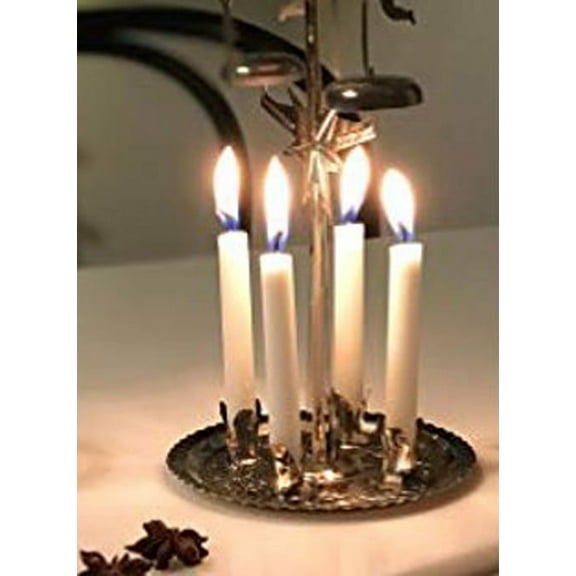 White Happiness Purity Pack of 12 Wicca Occult Witch Ritual Spell Chime Candles