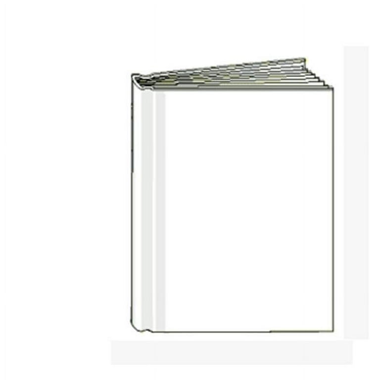 White Hardcover Blank Book- 8.13X6.38 