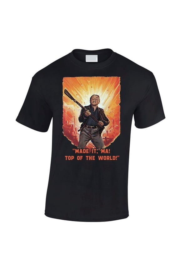 White Heat Inspired T Shirt Classic Gangster Movie James Cagney DTG Print