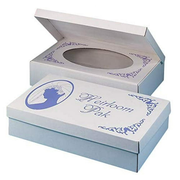 White Heirloom Wedding Gown Storage & Preservation Box | Included Lavender Preserving Sachet