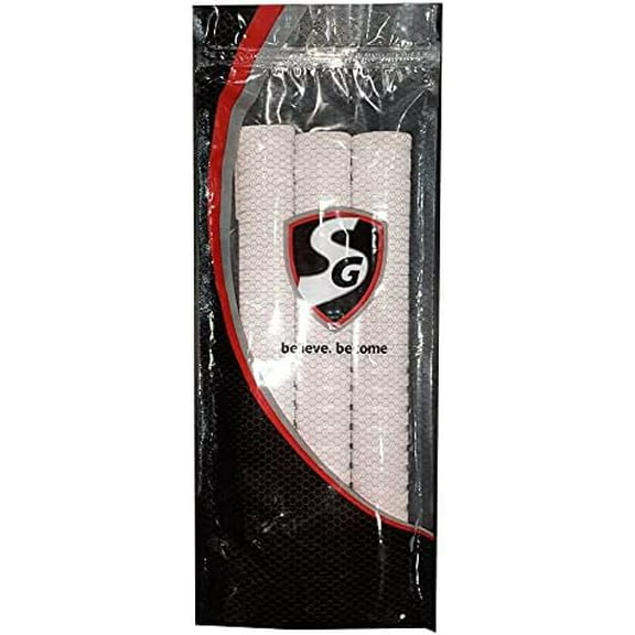 White Hexa Cricket bat Grip Pack of 3$$Sport & Recreation Other