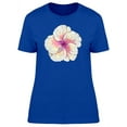 thumbnail image 1 of White Hibiscus Painting T-Shirt Women -Image by Shutterstock, Female Large, 1 of 2