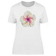 thumbnail image 1 of White Hibiscus Painting T-Shirt Women -Image by Shutterstock, Female Large, 1 of 2