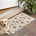 thumbnail image 1 of White Highland Cow Flower Pattern Door Rugs,Washable Non Slip Door Mats Indoor,Decorative Door Mats,Entry Mat Indoor for Entrance,Bedroom,Kitchen,Bathroom,16"x24", 1 of 6