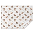 thumbnail image 1 of White Highland Cow Flower Pattern Rectangle Tablecloth 60"x84",Waterproof Polyester Rectangle Table Cloth, Wipeable Spillproof Polyester Tablecloth for Dining, Camping, Indoor and Outdoor, 1 of 5