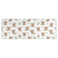 thumbnail image 1 of White Highland Cow Leaf Pattern Kitchen Rug Mat,Kitchen Runner Rugs Non Skid Washable,Decorative Kitchen Floor Mats for Kitchen,Sink,Laundry,17"X47", 1 of 5