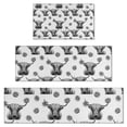thumbnail image 1 of White Highland Cow Lemon Pattern Kitchen Rugs Sets Of 3,Kitchen Runner Rugs Non Skid Washable,Decorative Kitchen Floor Mats for Kitchen,Sink,Laundry,17"x30"+ 17"x47" + 17"x59", 1 of 6