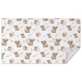 thumbnail image 1 of White Highland Cow Pattern Rectangle Tablecloth 60"x102",Waterproof Polyester Rectangle Table Cloth, Wipeable Spillproof Polyester Tablecloth for Dining, Camping, Indoor and Outdoor, 1 of 6
