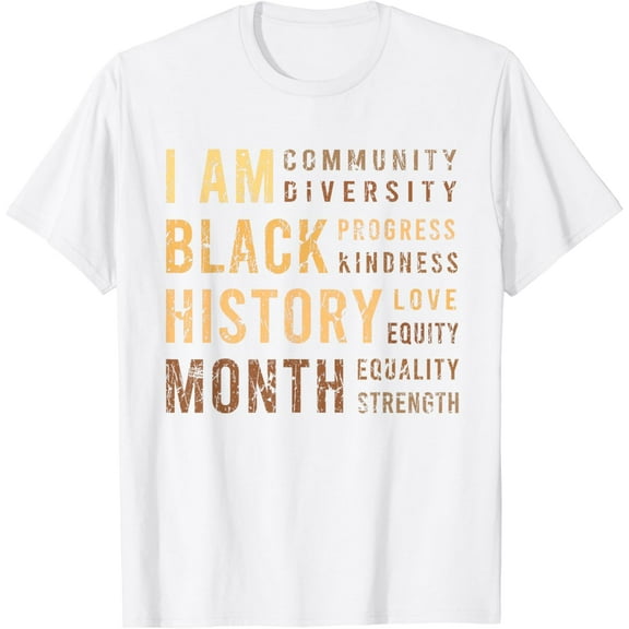 White History Month T-ShirtWhite History Month Shirts for Women100% cotton