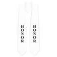 thumbnail image 1 of Endea Graduation White Honors Graduation Stole/Sash with Classic Tips, 1 of 6