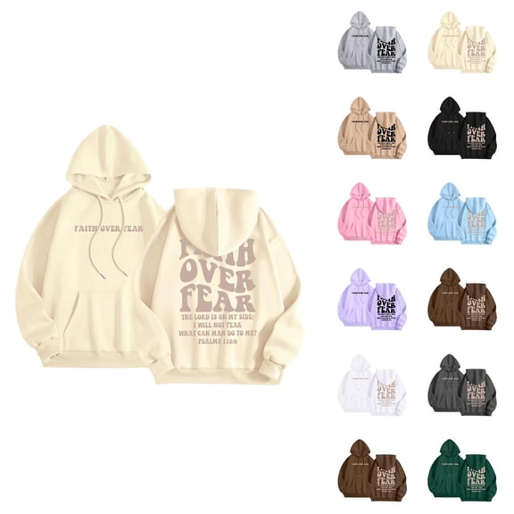 White Hoodie Womens Hoodie Oversized Sweatshirt Casual Lightweight Zip Up Hoodie Women's Letter Print Hoodies Long Sleeved Hoodie With Pockets