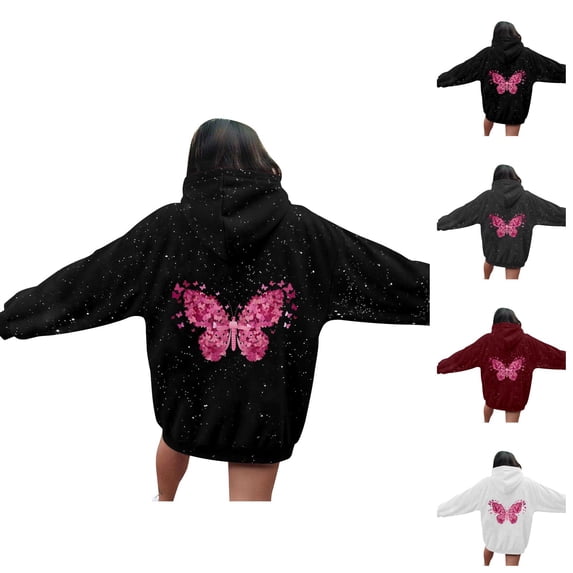 White Hoodie Womens Hoodie Oversized Sweatshirt Zip Up Hoodie Women Casual Wear Men's And Women's Casual Letter Print Starry Sky Hooded Sweatshirts