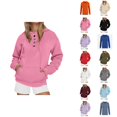 thumbnail image 1 of White Hoodie Womens Oversized Sweatshirt Lightweight Zip Up Outfit Women's Solid Color Hooded Ice Silk Ribbed Casual Pullover Sport Top Long Sleeve Button Shirt For Daily Wear And Outdoor Activities, 1 of 5