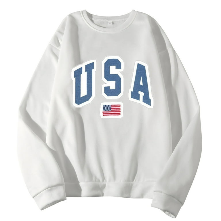 White graphic sweatshirt mens hotsell