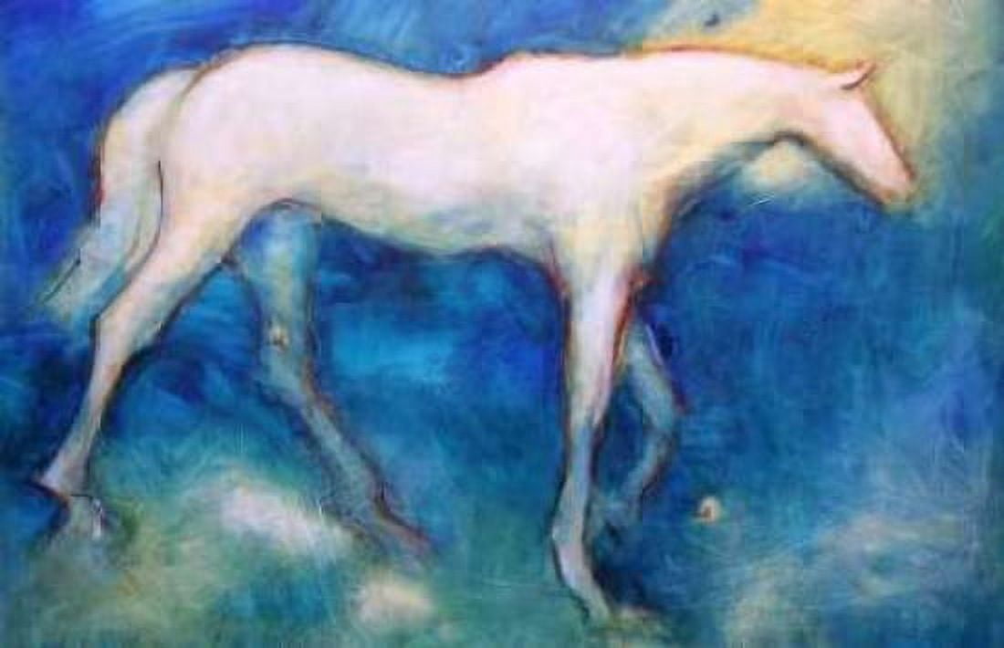 White Horse 3 Canvas Art - Kate Hoffman (12 x 18)
