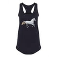 thumbnail image 1 of White Horse Galloping Racerback Tank Women -SPIdeals Designs, Female x-Small, 1 of 4