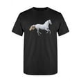 thumbnail image 1 of White Horse Galloping T-Shirt Women -SPIdeals Designs, Female 3X-Large, 1 of 4